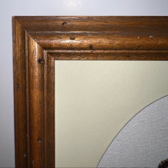 Needlepoint Boy & Dog Framed 1987 - Picture 7 of 9